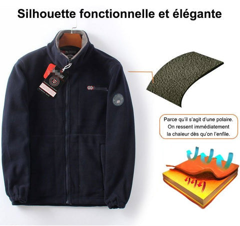🎄 Convient aux hommes et aux femmes🎁 Veste chaude matelassée double couche unisexe ( 50% DE RÉDUCTION )