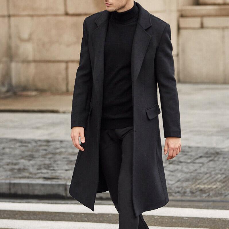 ❄❄❄Men’s Classic British-Style Trench Coat😎😎😎