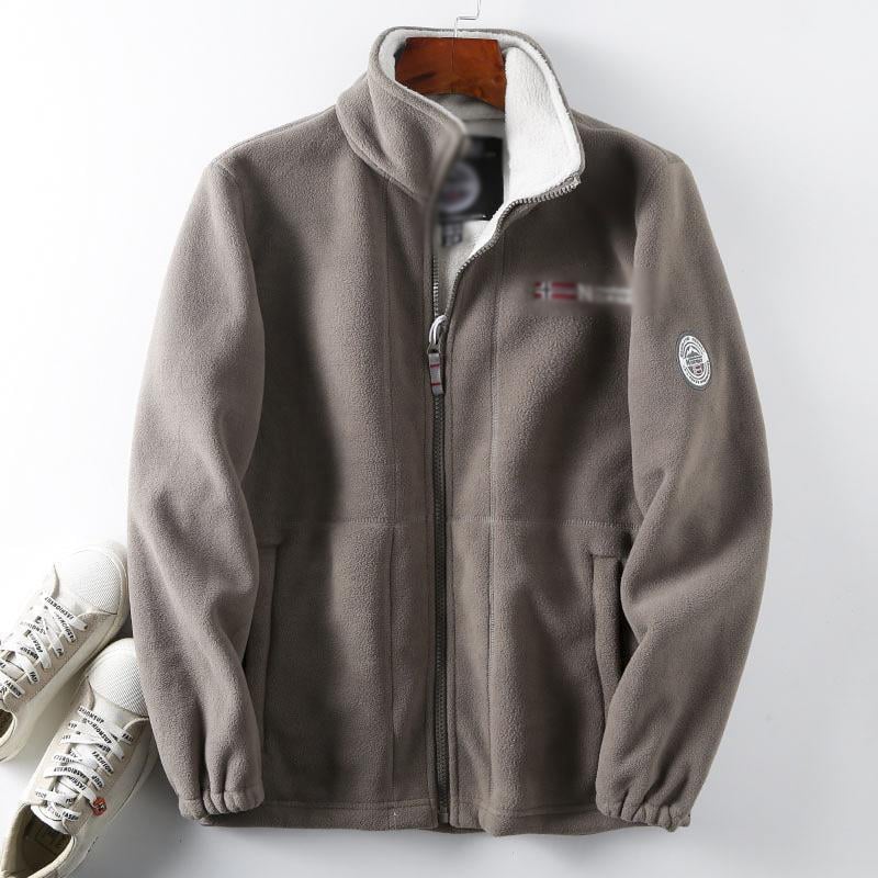 🎄 Convient aux hommes et aux femmes🎁 Veste chaude matelassée double couche unisexe ( 50% DE RÉDUCTION )