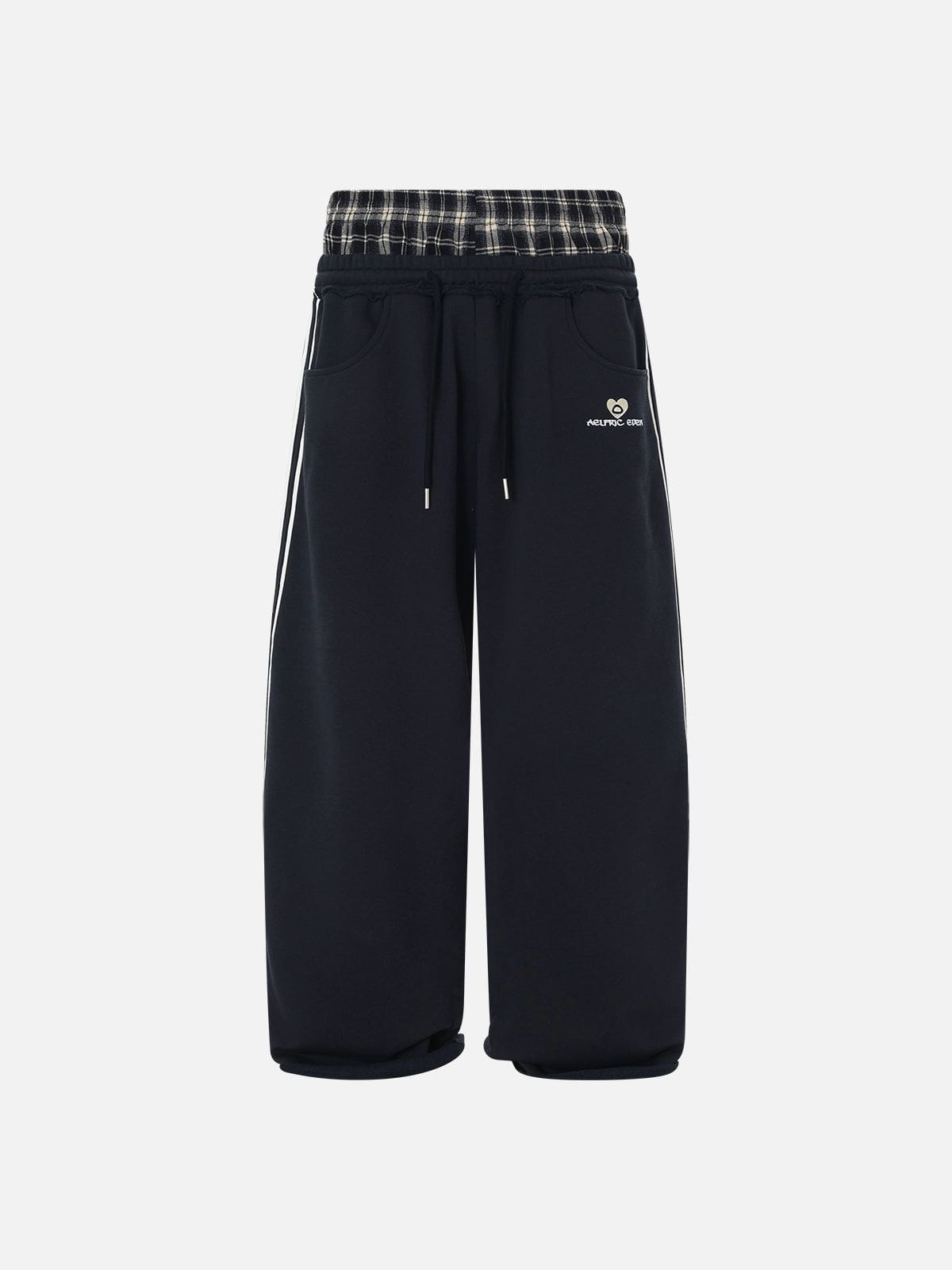 Retro Double Waist Sweatpants – Unisex Style