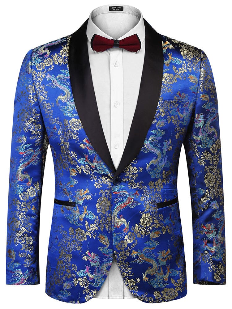 Luxury Floral Embroidered Blazer (US Only)