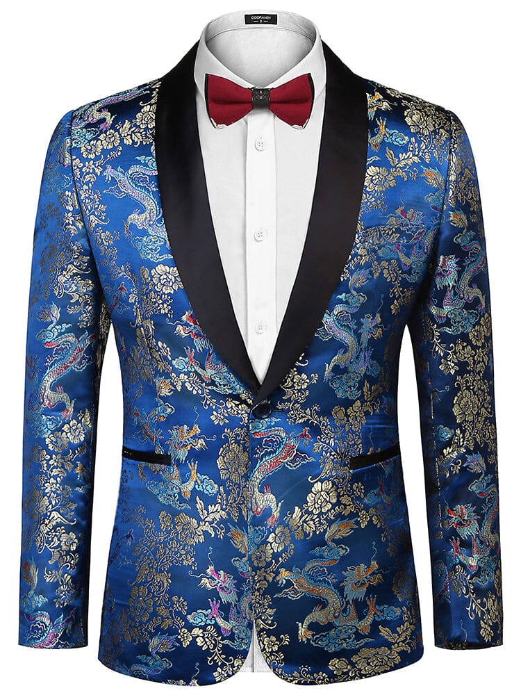 Luxury Floral Embroidered Blazer (US Only)