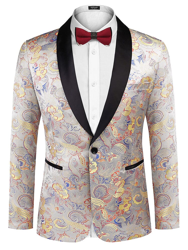 Luxury Floral Embroidered Blazer (US Only)