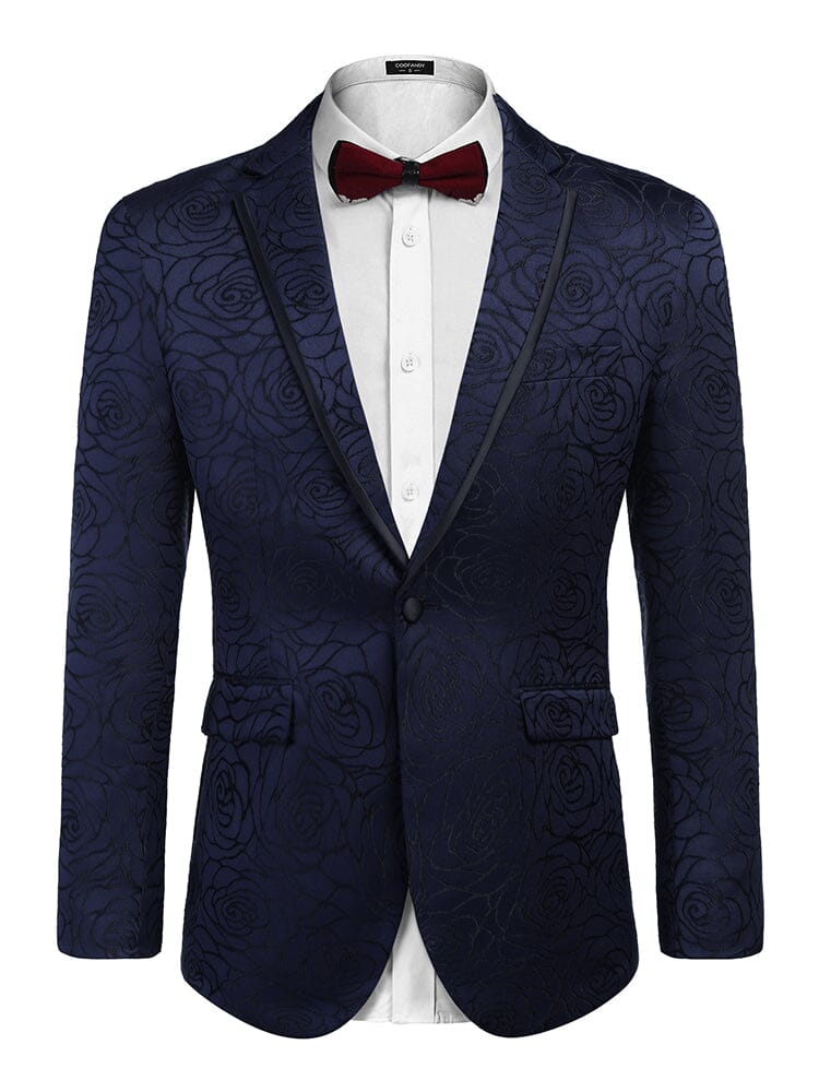 Floral Embroidered Party Blazer (US Only)