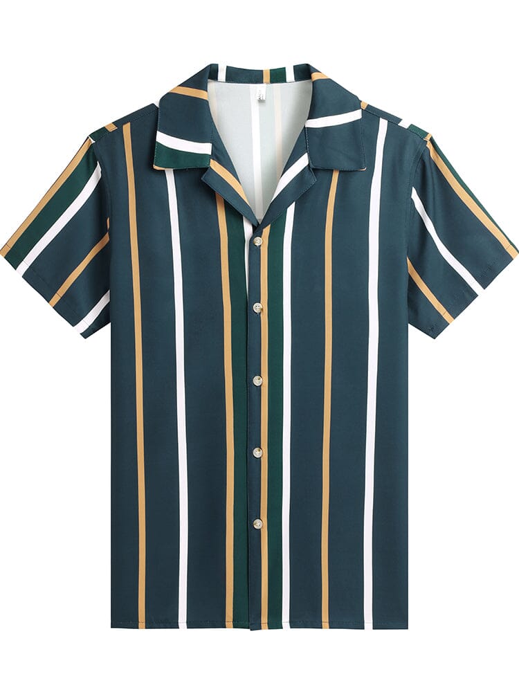 Cozy Stripe Splicing Shirt (US Only)