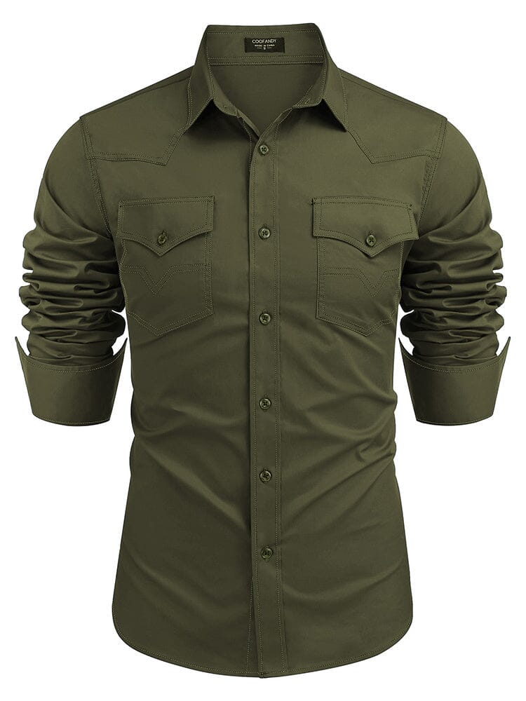 Western Cowboy Style Cotton Shirt (US Only)