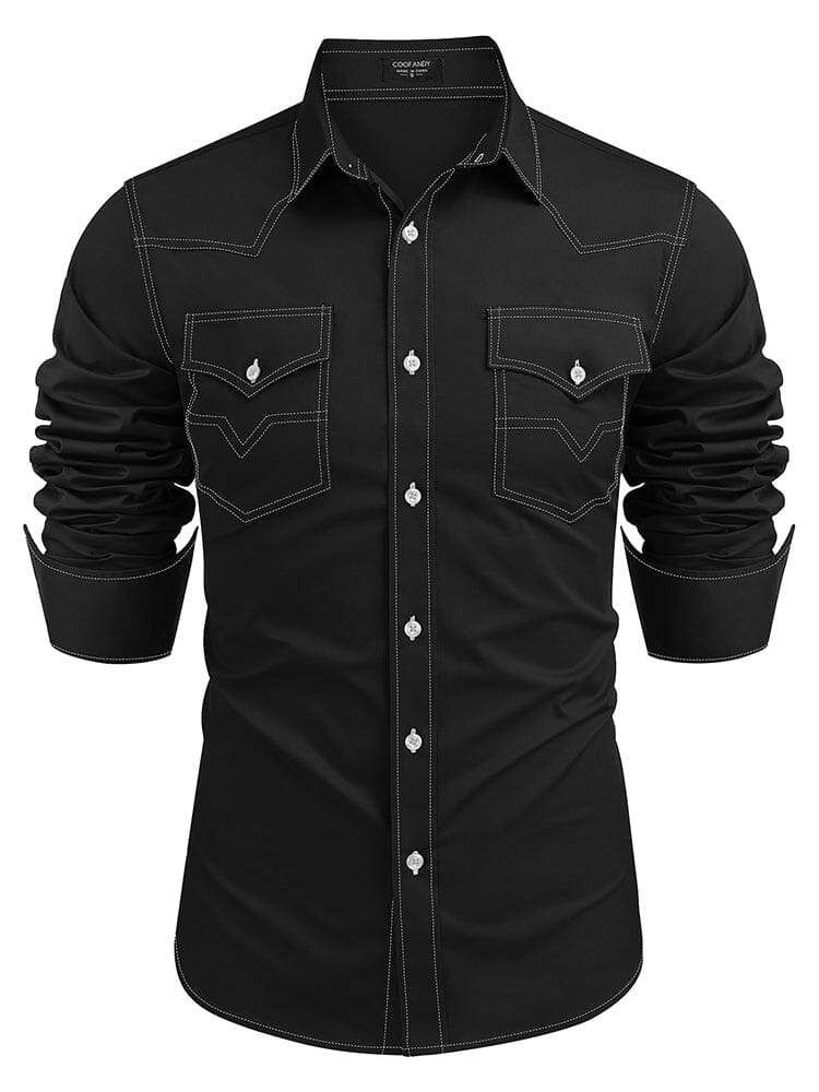 Western Cowboy Style Cotton Shirt (US Only)