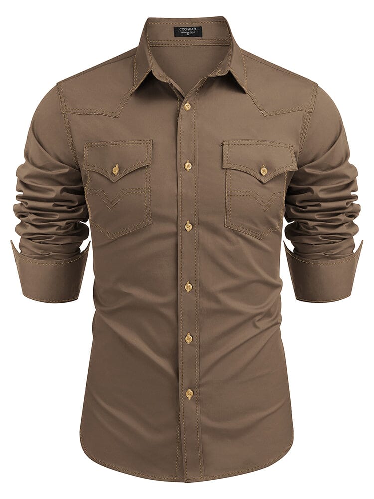 Western Cowboy Style Cotton Shirt (US Only)