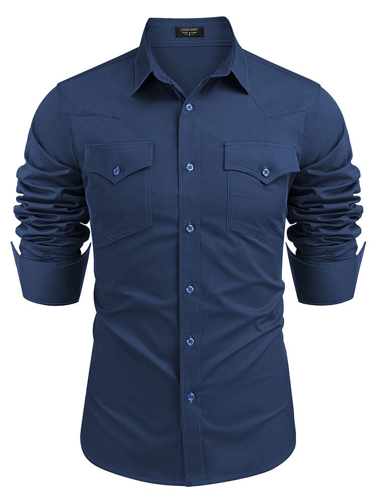 Western Cowboy Style Cotton Shirt (US Only)