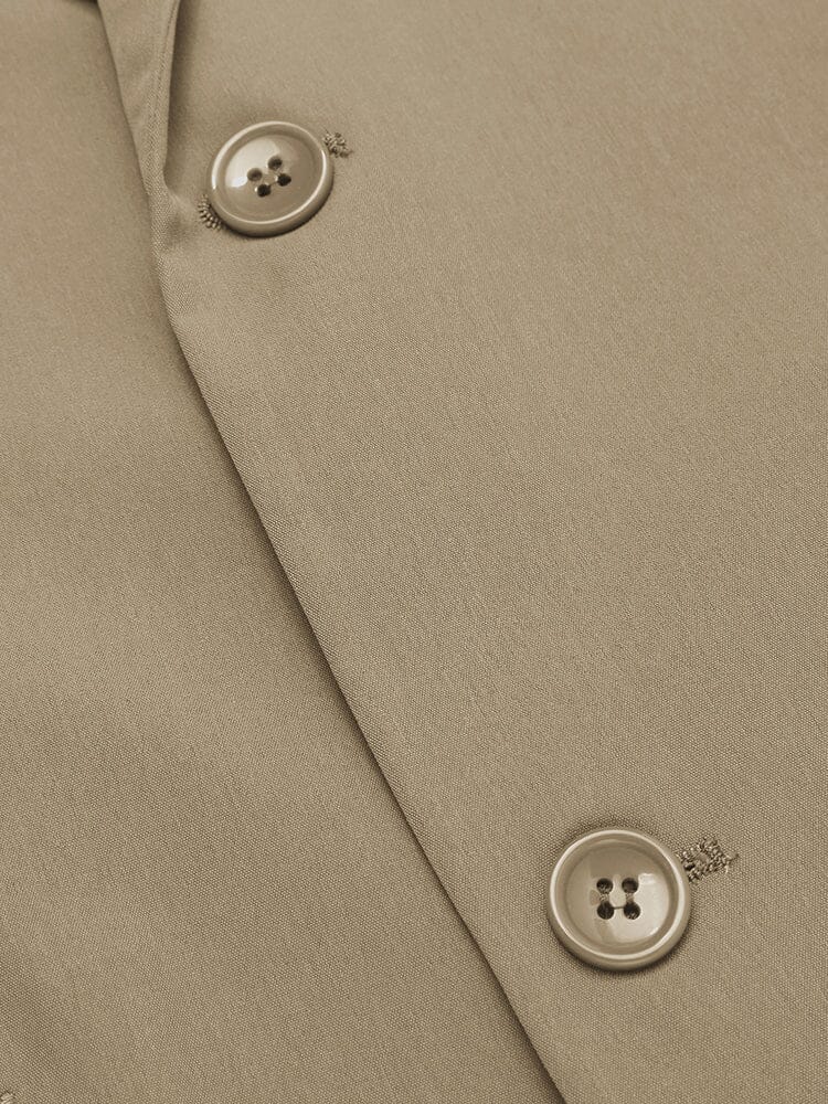 Loose Fit Two Button Casual Blazer (US Only)