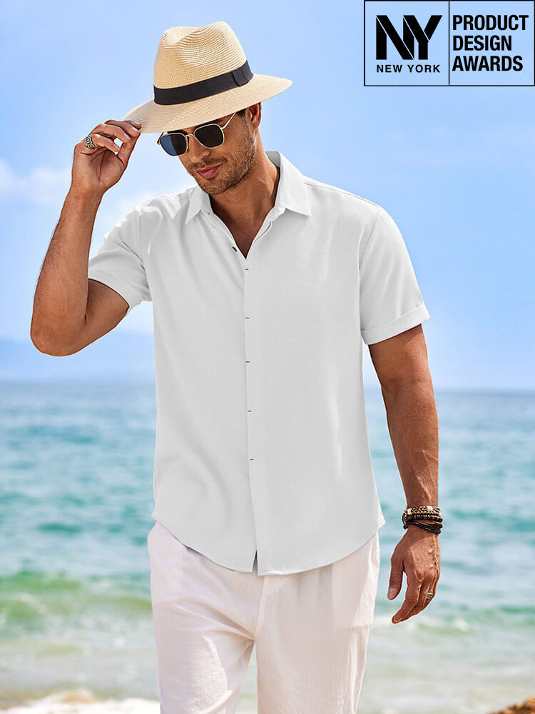 Casual Linen Skin-friendly Shirts (US Only)