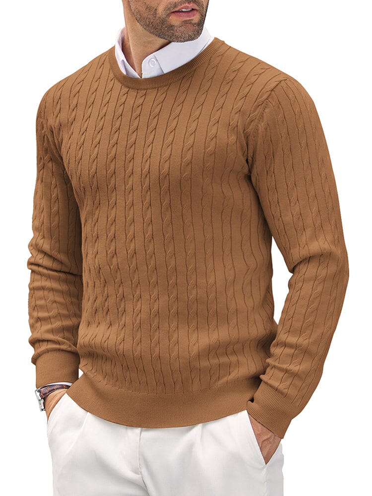 Classic Cable Knitted Pullover (US Only)