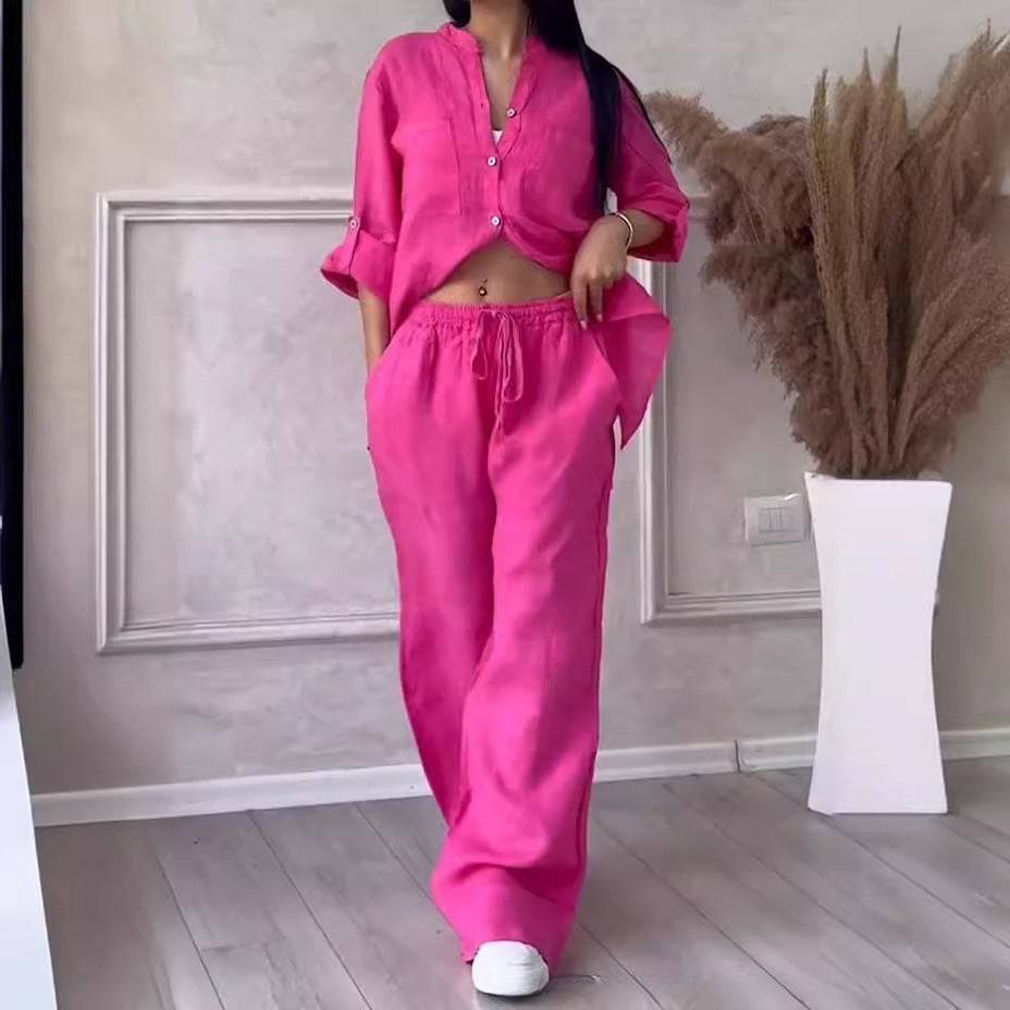 BUNDLEWEAR™ | Casual Linen Ladies' Set