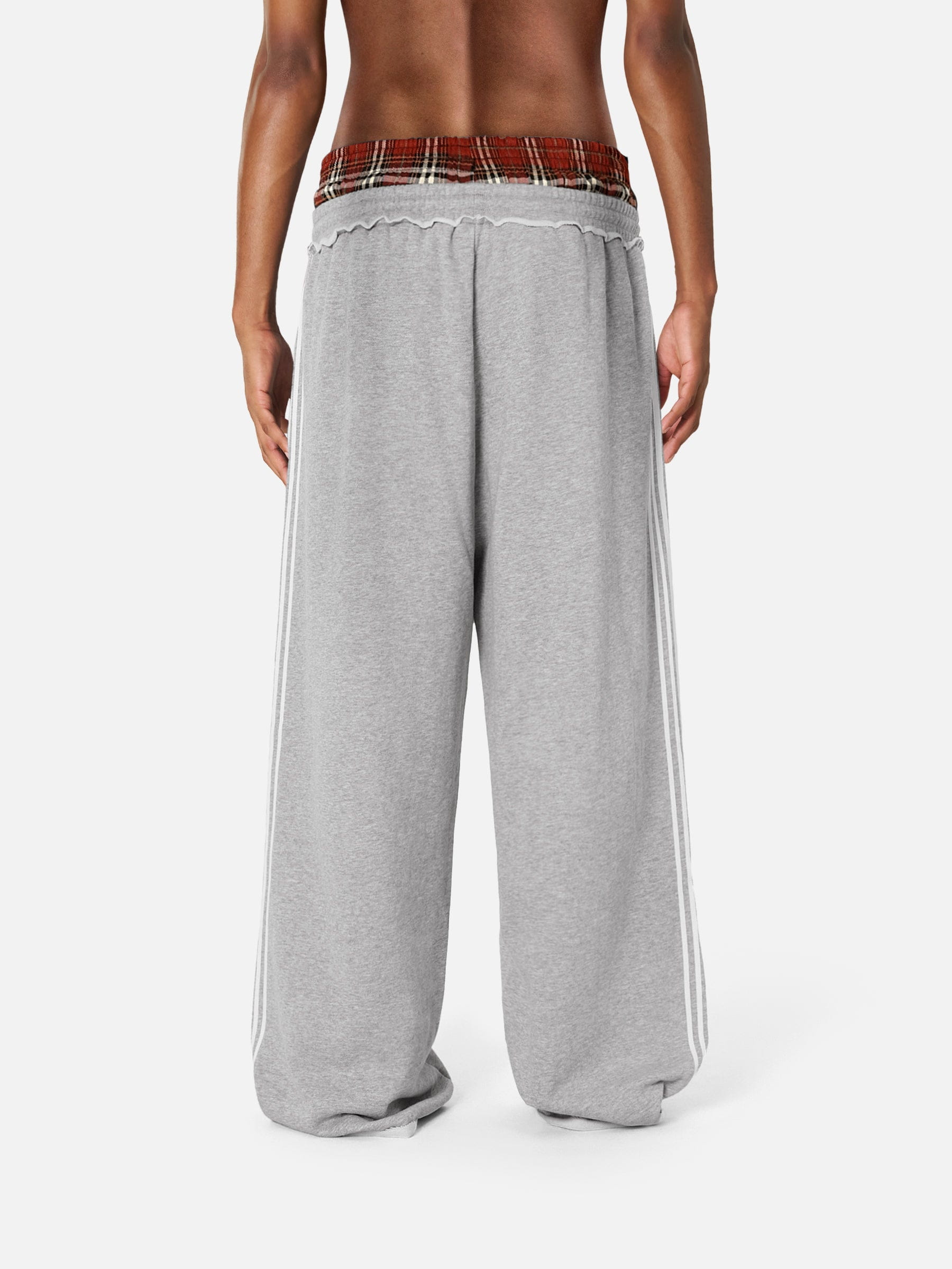 Retro Double Waist Sweatpants – Unisex Style