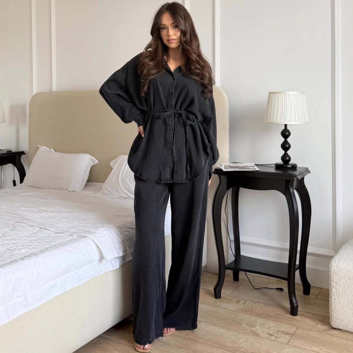 Ladies' denim suit