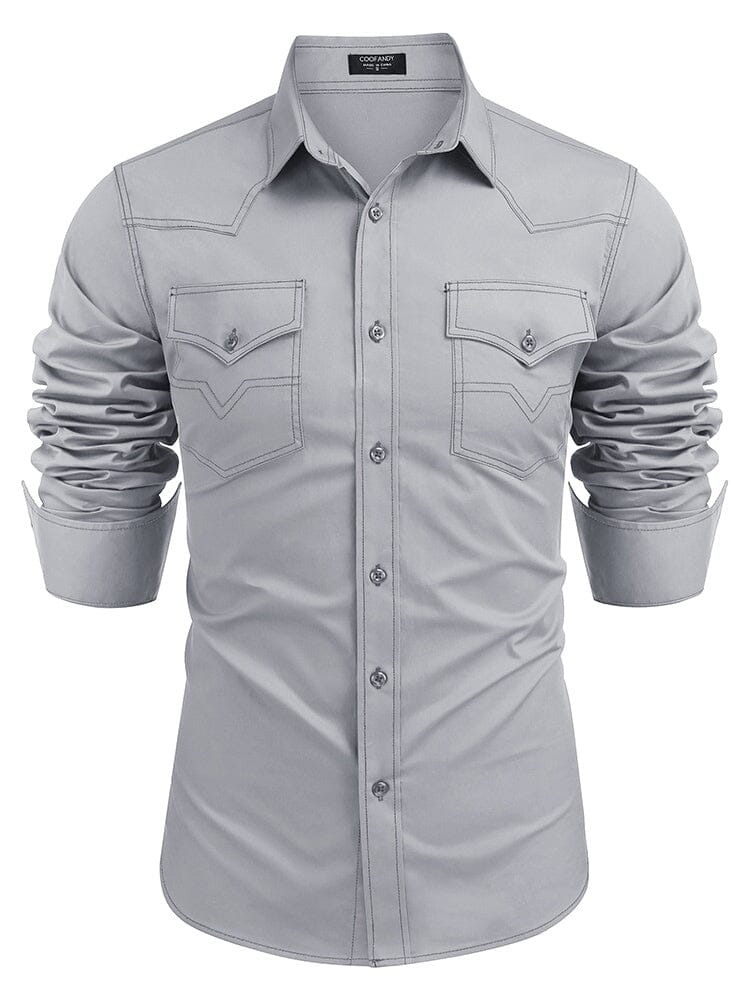 Western Cowboy Style Cotton Shirt (US Only)