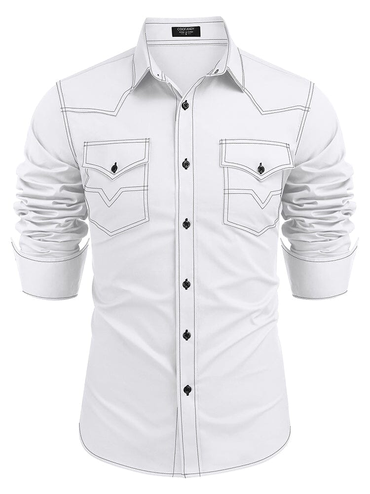 Western Cowboy Style Cotton Shirt (US Only)