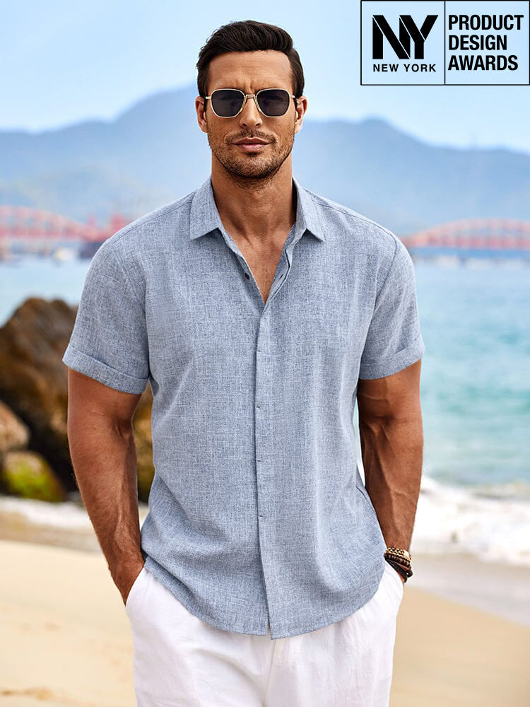 Casual Linen Skin-friendly Shirts (US Only)