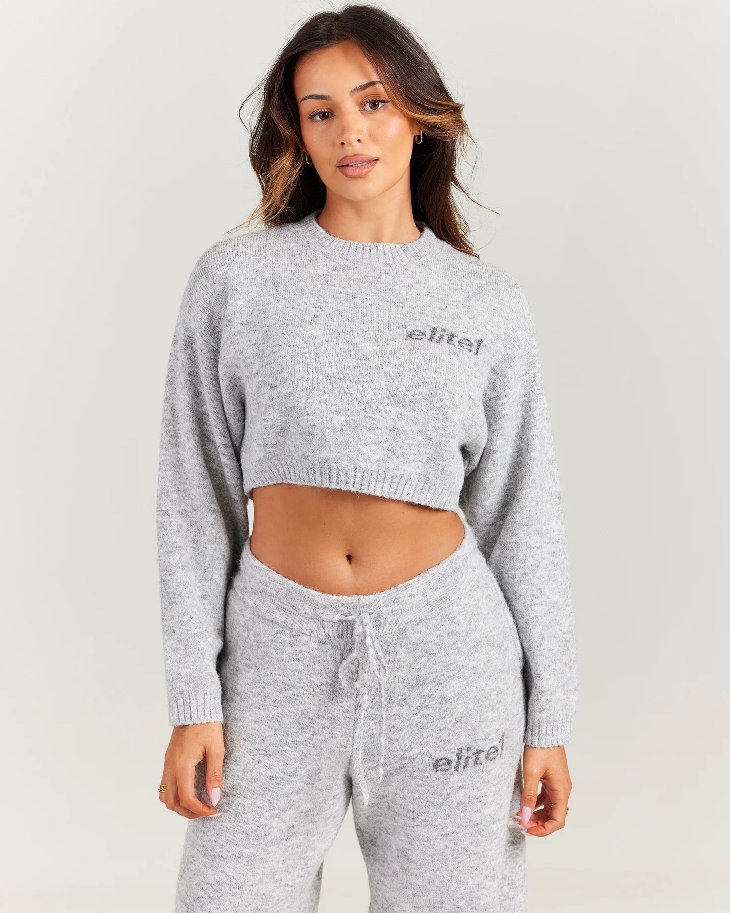 Knitted Cropped Crewneck (Buy 2 GET 1 FREE）