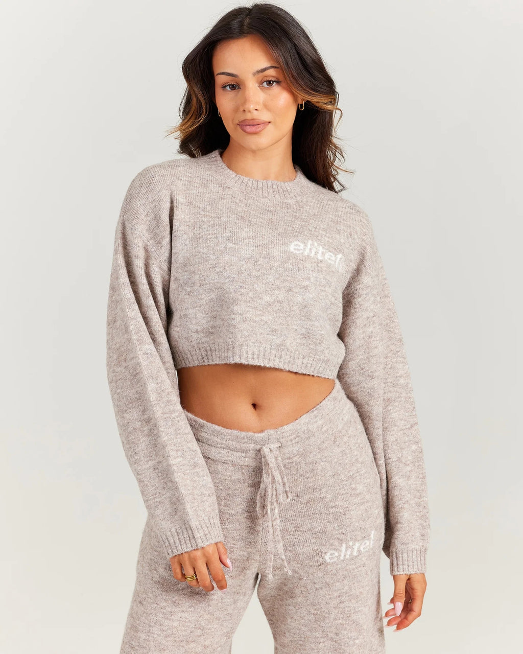 Knitted Cropped Crewneck (Buy 2 GET 1 FREE）